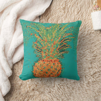 Party-Ananas-Abstrakter Ananas auf Hell  Kissen