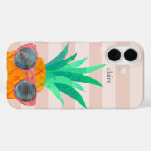 Party Ananas | PERSONALISIERT Case-Mate iPhone Hülle (Rückseite (Horizontal))