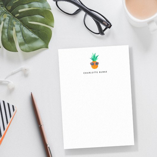 Party Ananas | PERSONALISIERT Post-it Klebezettel