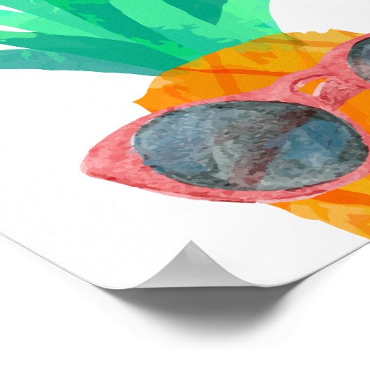 Party Ananas Poster (Ecke)