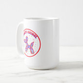Party Animal Balloon Dog Kaffeetasse (Vorderseite Links)