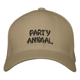 PARTY ANIMAL BESTICKTE BASEBALLKAPPE
