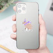 Party Animal Capybara Sticker (Telefon)