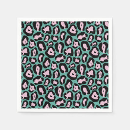 Party Animal Cheetah Print Paper Cup Serviette