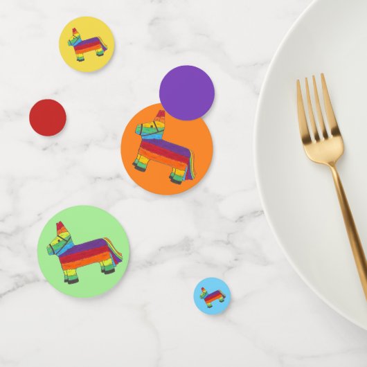 PARTY ANIMAL Cinco de Mayo Rainbow Donkey Piñata Konfetti (Gruppe)