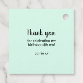 Party Animal danke für Tags Geschenkanhänger (Rückseite)