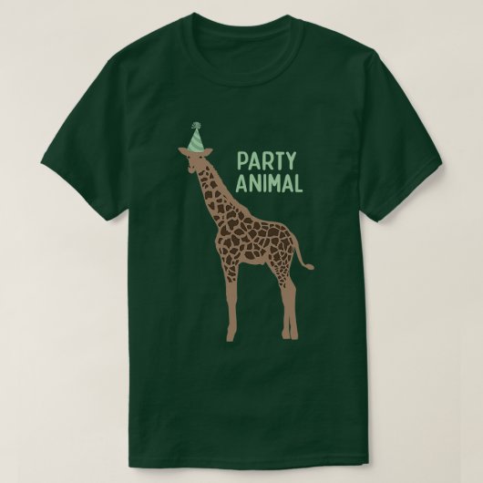 Party Animal Giraffe Dullish Giraffe T-Shirt (Design vorne)