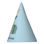 Party Animal Giraffe mit Geschenken, Geburtstag Partyhütchen (Rechts)