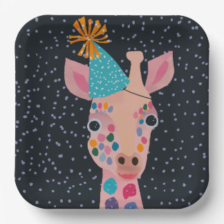 Party Animal Giraffe Paper Teller