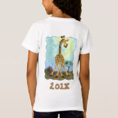 Party Animal Giraffe T-Shirt (Rückseite)