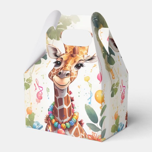 Party Animal Giraffe v1 | Geschenkschachtel (Vorderseite)