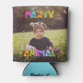 Party Animal Gutes Custom Foto Dosenkühler (Vorderseite)