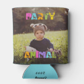 Party Animal Gutes Custom Foto Dosenkühler (Rückseite)