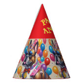 Party Animal Hat Red Partyhütchen (Links)