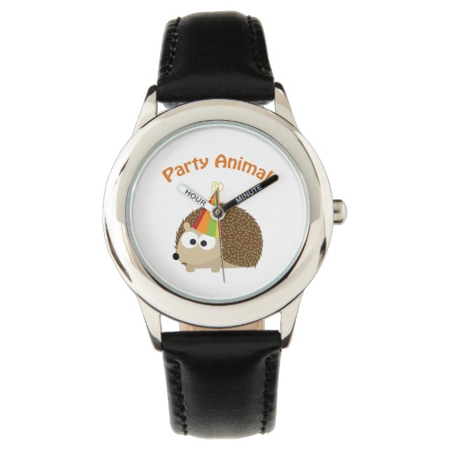 Party Animal! Igel Armbanduhr (Vorderseite)