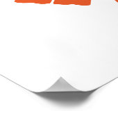 Party Animal: Niedlich & Funny mexikanischer Donke Poster (Ecke)