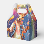 Party Animal Niedlich Kangaroo v3 | Geschenkschachtel (Rückseite)