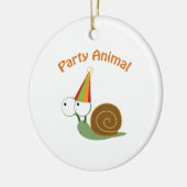 Party Animal! Schnecke Keramik Ornament (Links)