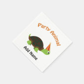 Party Animal Turtle Serviette (Ecke)