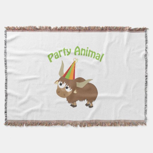 Party Animal Yak Decke (Vorderseite)
