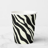 Party Animal Zebra Print Paper Cup Pappbecher (Links)