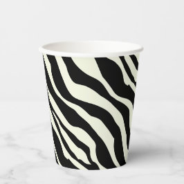 Party Animal Zebra Print Paper Cup Pappbecher