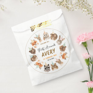 Party Animals 2. Geburtstag   Süße Dschungeltiere Geschenktütchen
