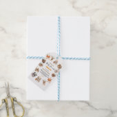 Party Animals 2nd Birthday | Cute Jungle Animal Geschenkanhänger (Mit Garn)