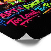 Party Animals Baseball Trikot Poster (Ecke)