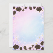 Party Animals Birthday Invitation | Rainbow Disco Einladung (Rückseite)