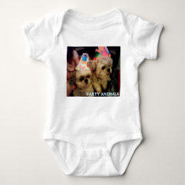 Party Animals Bodysuit für Babys von HAS Juwelen Baby Strampler
