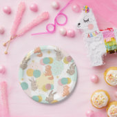 Party Animals Farbiges Kindergeburtstag Party Pappteller (Party)