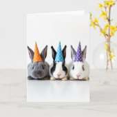 Party Animals Fun Time Card Karte (Gelbe Blume)