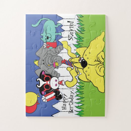 Party Animals Jigsaw Puzzle (Vertikal)