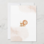 Party Animals Kids Birthday Invitation Einladung (Rückseite)