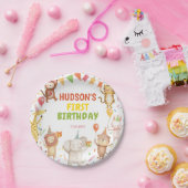 Party Animals Kindergeburtstag-Papierplatten Pappteller (Party)