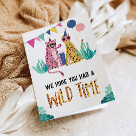 Party Animals Kinderparty Danke Karte
