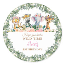 Party Animals Safari Girl Jungle Wild
