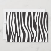 Party Animals Safari Jungle Geburtstag Einladung (Rückseite)