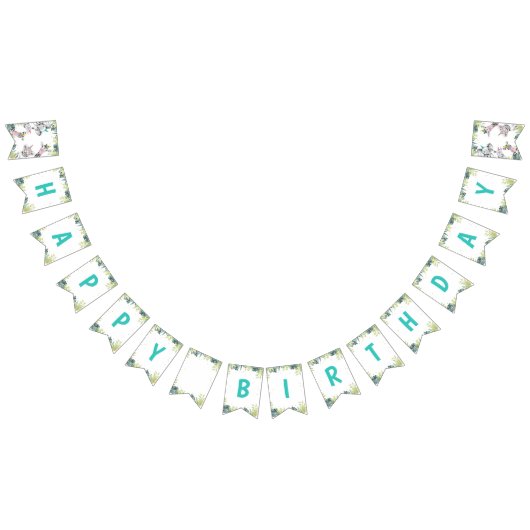 Party Animals Safari Wild One Happy Geburtstag Wimpelkette (Alle)