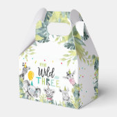 Party Animals Safari Young Wild und Drei Geburtsta Geschenkschachtel (Vorderseite)