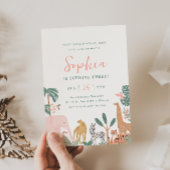 Party Animals Zoo Geburtstag Einladung Safari