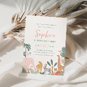 Party Animals Zoo Geburtstag Einladung Safari