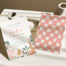 Party Animals Zoo Geburtstag Einladung Safari