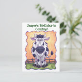 Party Ankündigungspostkarte (Stehend Vorderseite)