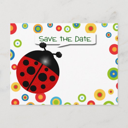 Party Ankündigungspostkarte (Vorderseite)