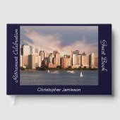 Party-Anmeldung, NYC Skyline Gästebuch (Vorderseite)