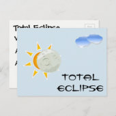 Party "Anzeigen von Eclipse" insgesamt Einladungspostkarte (Vorne/Hinten)