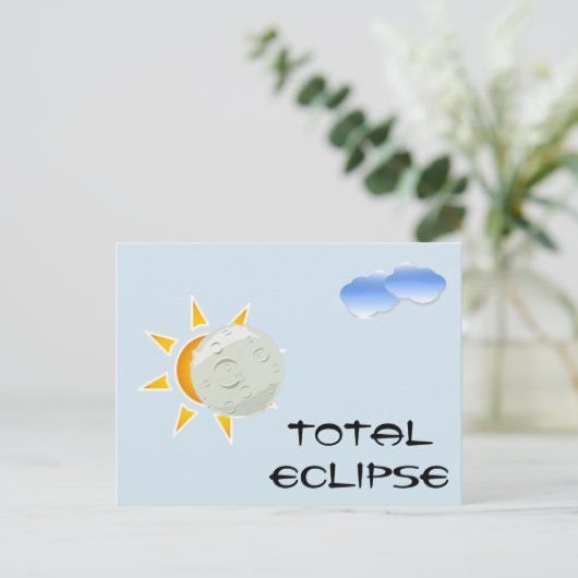 Party "Anzeigen von Eclipse" insgesamt Einladungspostkarte (Stehend Vorderseite)