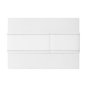 Party Aquarell Wappen Einladungsbanderole (Rückseitenbeispiel)